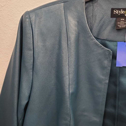 Style & Co Leather Jacket