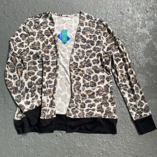 cheetah print cardigan
