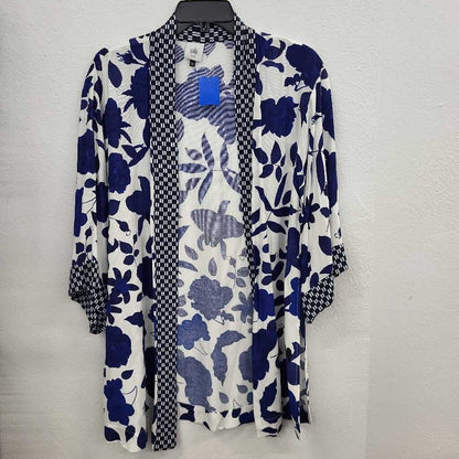 Cabi Floral Print Open Cardi