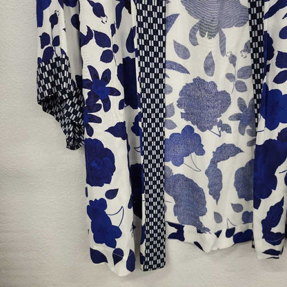 Cabi Floral Print Open Cardi