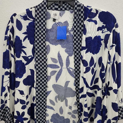 Cabi Floral Print Open Cardi