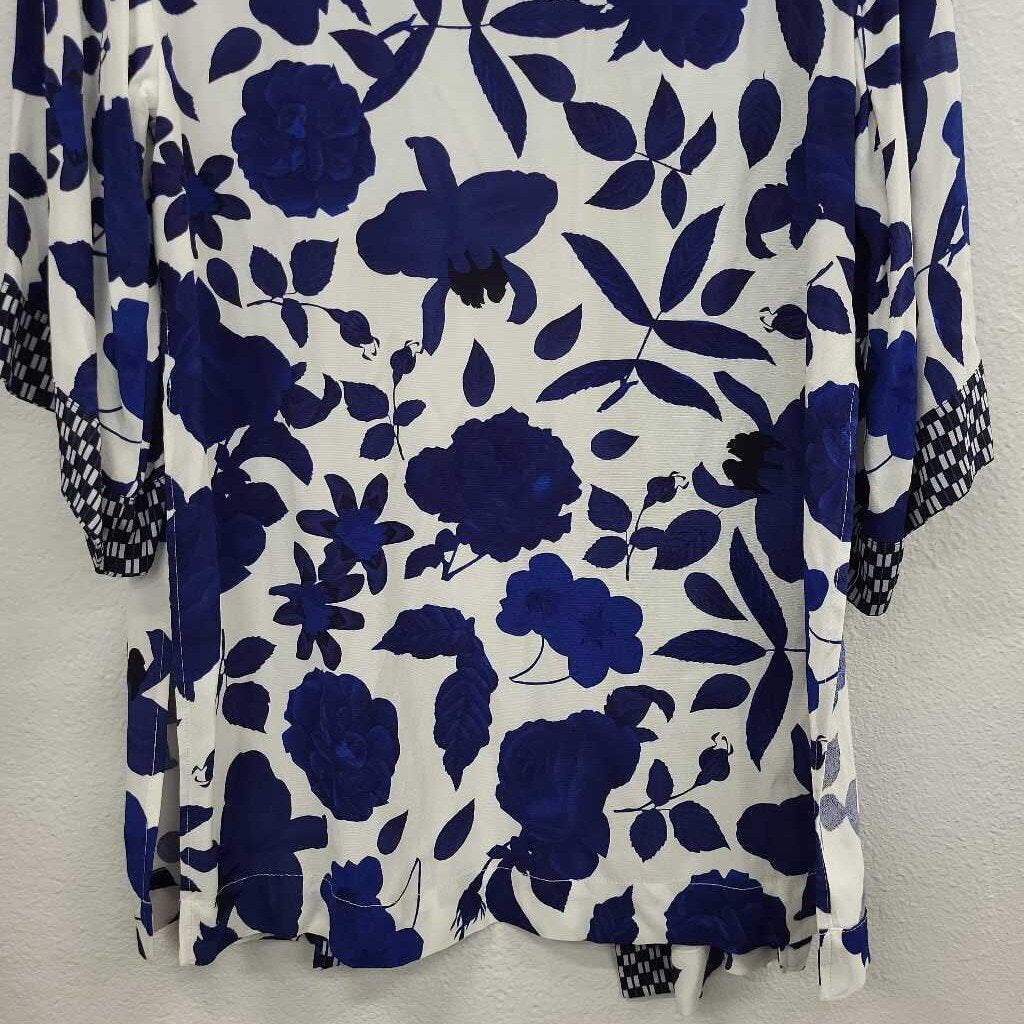 Cabi Floral Print Open Cardi