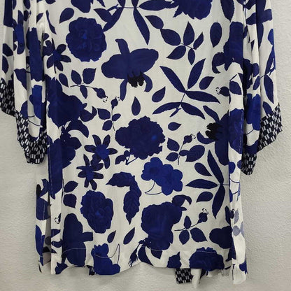 Cabi Floral Print Open Cardi