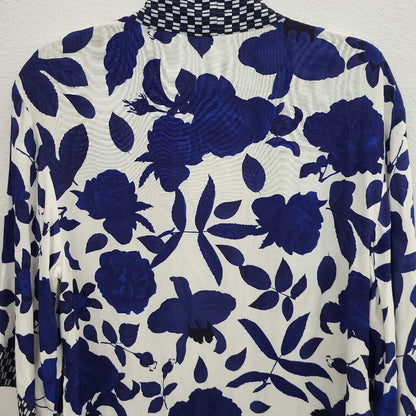 Cabi Floral Print Open Cardi