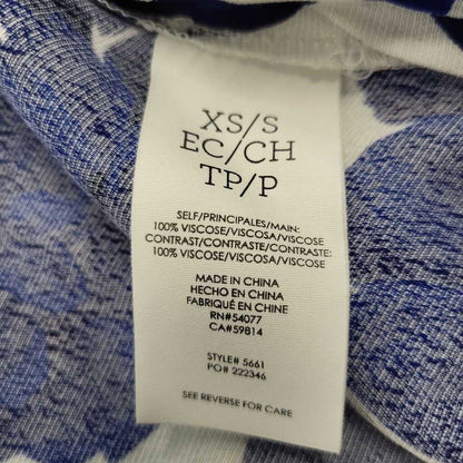 Cabi Floral Print Open Cardi