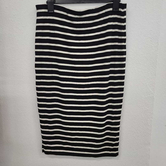 Vince Camuto Striped Midi Skirt