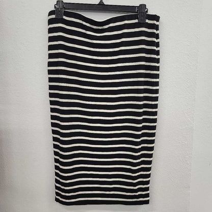 Vince Camuto Striped Midi Skirt