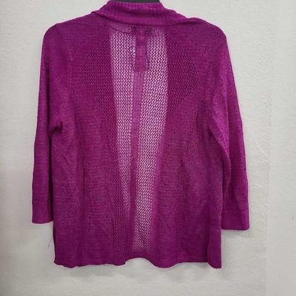 Alfani Crochet Open Cardi