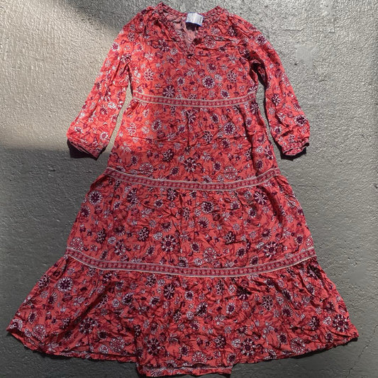 floral maxi LS
