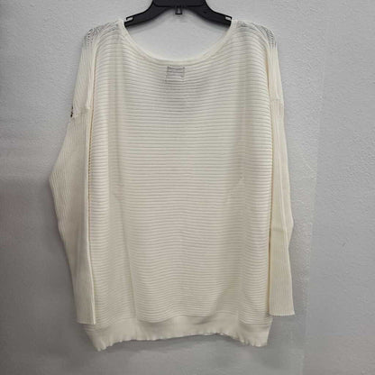 JM Collection Sequin LS Top NWT