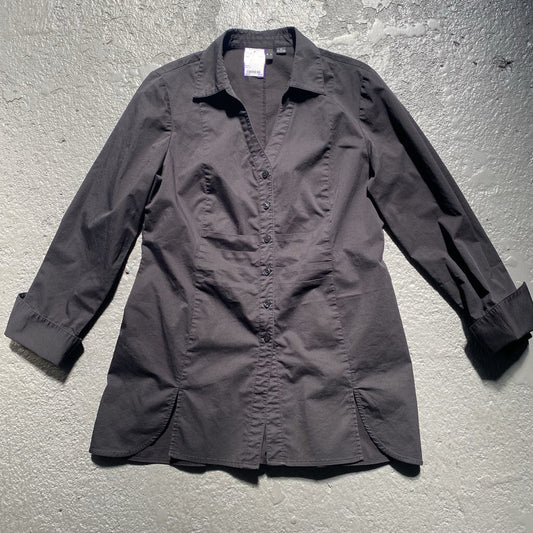 pleated tunic LS