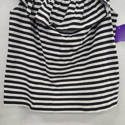 Kate Spade Broome Street Striped Over the Shoulder Top