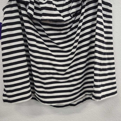Kate Spade Broome Street Striped Over the Shoulder Top