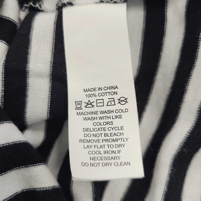 Kate Spade Broome Street Striped Over the Shoulder Top