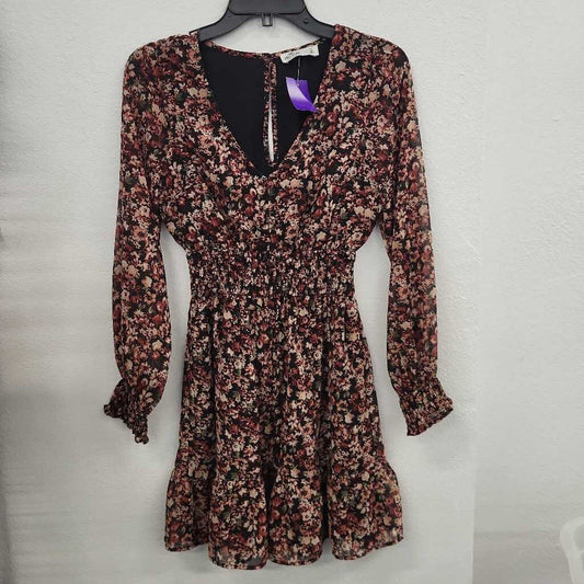Hollister Floral LS Dress