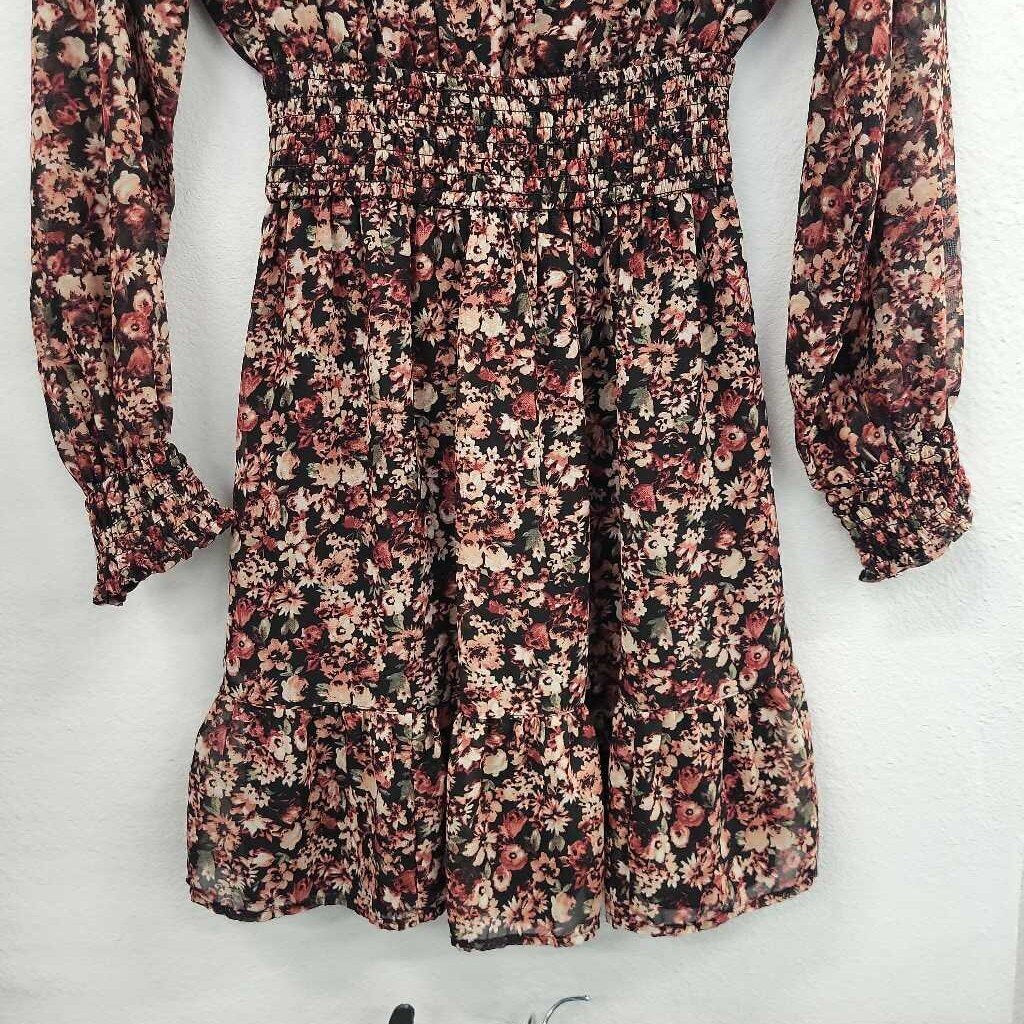 Hollister Floral LS Dress