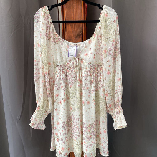 Floral Sheer LS